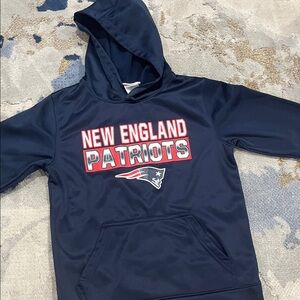 New England Patriots Navy Hooded Sweatshirt